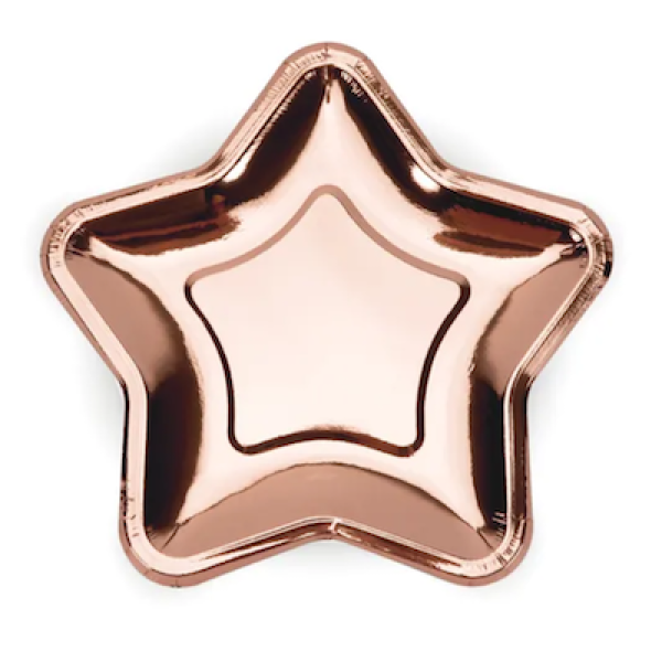 Teller Stern ROSEGOLD von PartyDeco